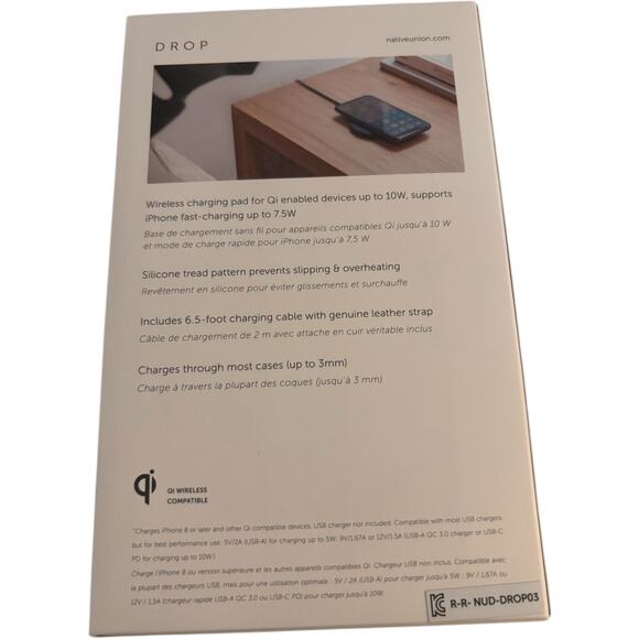 Native Union Drop Wireless Charger - Picture 2 of 4
